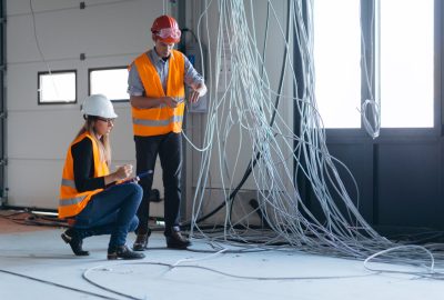 Commercial wiring services by Luminous llc