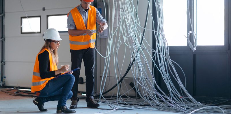 Commercial wiring services by Luminous llc
